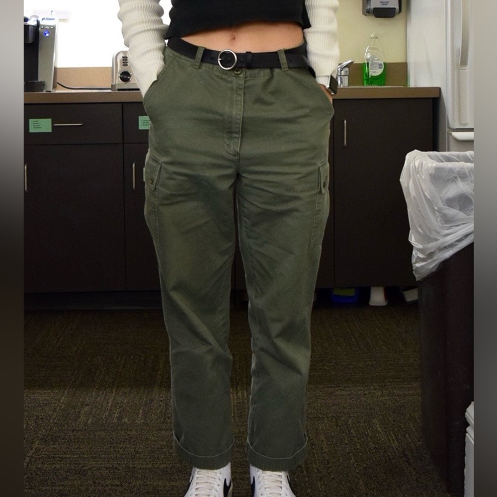 Lauren by Ralph Lauren green/khaki cargo pants in women’s 8P